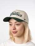 Бейсболка 47 BRAND арт. B-NTSKS18GWP-NT Oakland Athletics MLB (кремовый / зеленый)